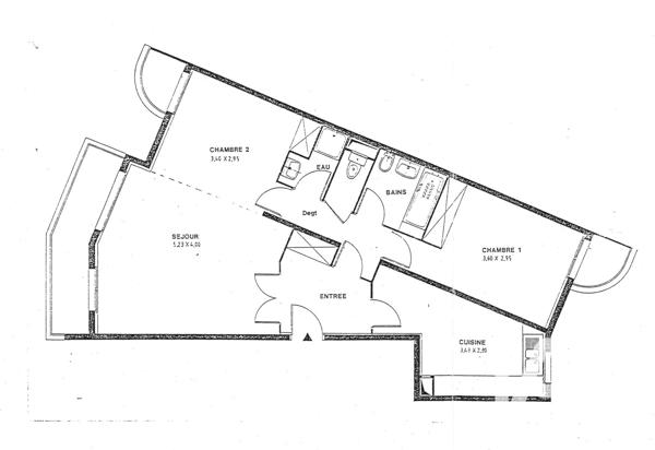 Appartement à vendre 3 pièces 73,29 m² Le Plessis-Trévise