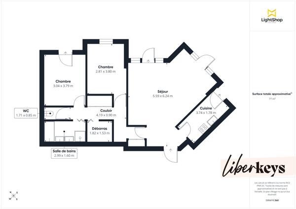 CRÉTEIL – Quartier Buttes-Halage – Grand 3 pièces avec terrasse, jardin, box et cave