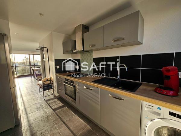 VANNES : T5 rénové, à fort potentiel locatif de 93 m²