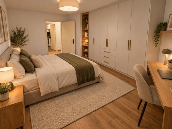 Guebwiller – Appartement T3 rénové à neuf, avec cave et extérieur partagé