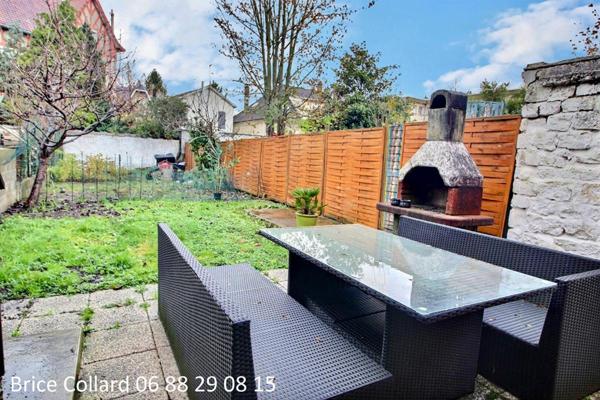 60100 CREIL Charmante maison de ville 2 grandes chambres cave totale jardin