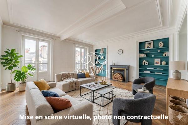 Prestige Grolée : Splendide T3 bourgeois avec balcon et cachet – Lyon 2ème
