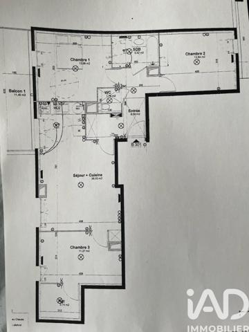 Appartement à vendre 4 pièces 83 m² Orly