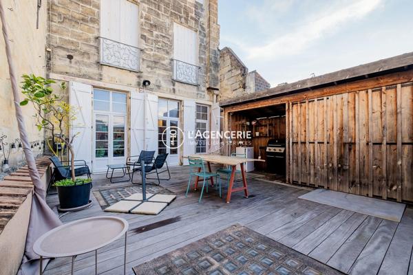 Appartement coup de coeur avec terrasse – quai des Chartrons