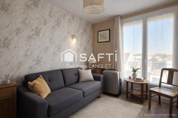 EXCLUSIVITÉ – T5 91 m² balcon, garage et cave – Reims Clémenceau