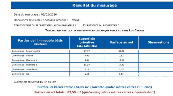 Appartement à vendre 3 pièces 64 m² Saint-Marcellin
