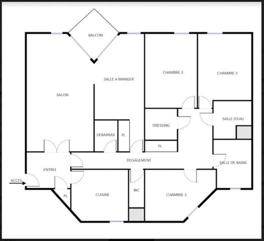 Vanves (92170) Beau 5 pièces familial de 100 m² au 3ème étage au calme
