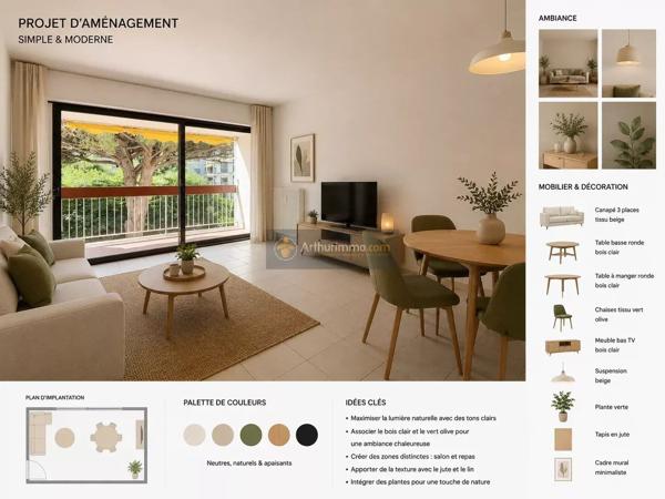 Vente                                                      Appartement
                        
                     2 pièces                      34 m2                     à Fréjus