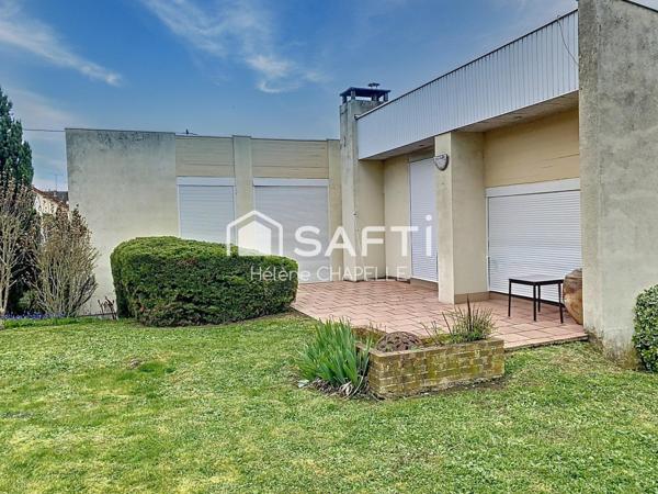 Pavillon Plain pied, non mitoyen, sous sol, 3 ch