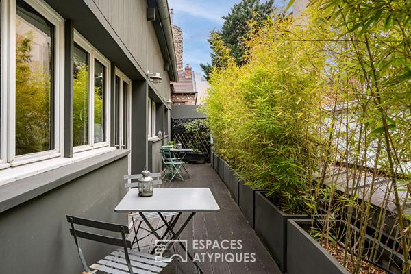 Ancien atelier de mécanique transformé en loft à usage mixte, quartier Gambetta.