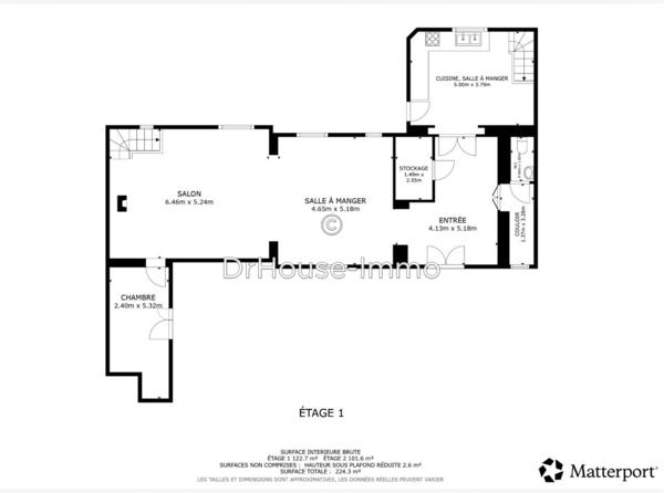 Maison à vendre 6 pièces de 180 m²