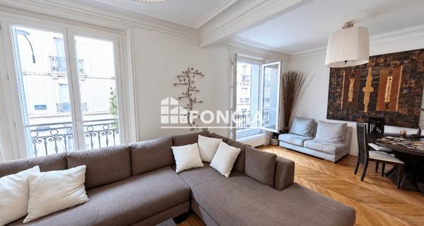 À vendre Appartement 4 pièces 87.52 m² - Paris 75017