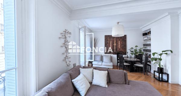 À vendre Appartement 4 pièces 87.52 m² - Paris 75017