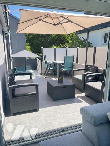 Larmor- plage, Immeuble de 2 appartements (1T2 ET 1 T5)