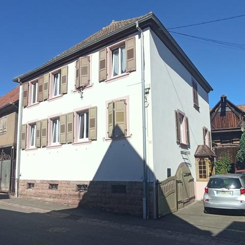 Blienschwiller (67650) Maison de village 149 m² sur 3,67 a – Dépendances, surfaces aménageables – Route des Vins d’Alsace