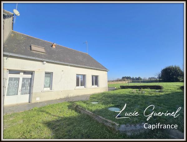 A vendre, Maison à rafraîchir à Rougé, à 10 minutes de Châteaubriant