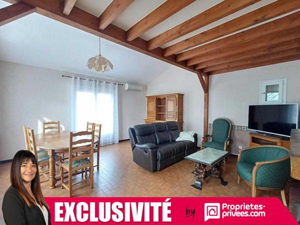 Villerest, villa 105 m²  - 3 chambres dont 1 en rc