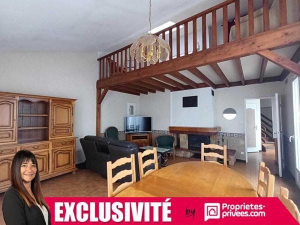 Villerest, villa 105 m²  - 3 chambres dont 1 en rc