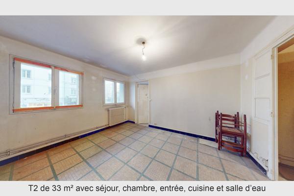 Appartement 2 pièces - 33 m² Exclusivité
