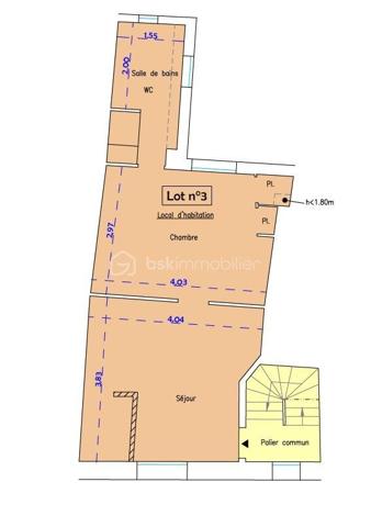 Appartement de 30 m²