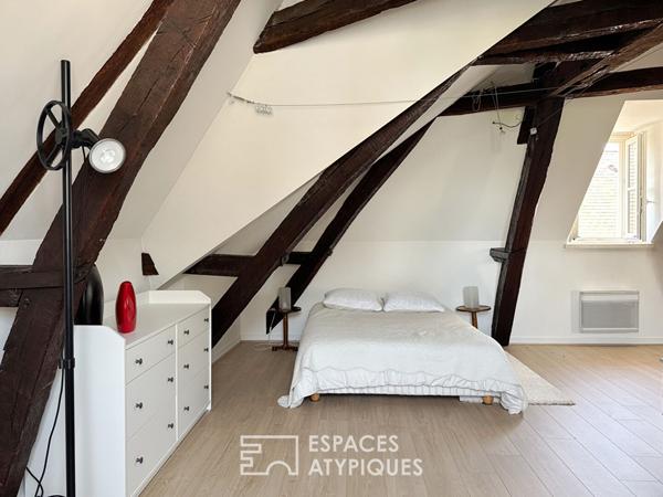 Appartement de charme sous les combles dans le centre historique d’ Amiens