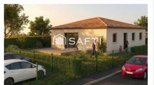 Villa 116 m2, parcelle 333m2 EN VEFA