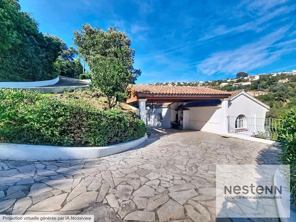 Les Issambres maison vue mer 4 chambres piscine