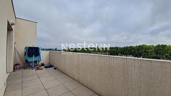 PERPIGNAN Appartement T3 de 54.58 m2 avec grande terrasse et 2 parkings vendu loue.