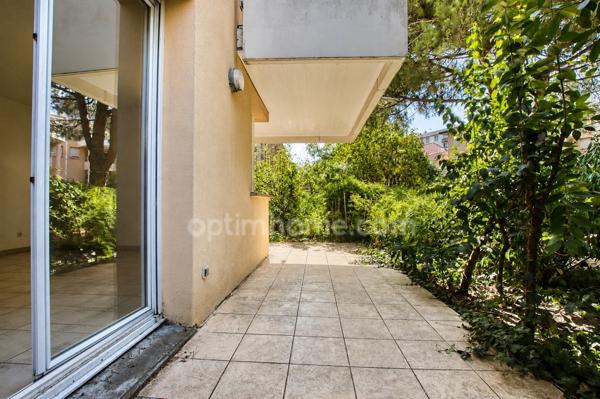 TOULOUSE – CRAMPEL / PONT DES DEMOISELLES – AGRÉABLE T2 EN REZ-DE-JARDIN – TERRASSE ET PARKING EN SOUS-SOL