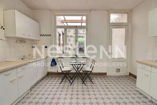 Maison Lomme - 104m² - trois chambres - carreaux de ciment d'origine