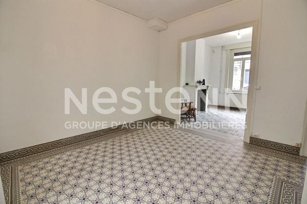 Maison Lomme - 104m² - trois chambres - carreaux de ciment d'origine