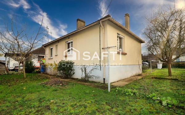 MAISON 64M2 2 CHAMBRES SUR SOUS SOL COMPLET SAINT PIERRE LES ELBEUF