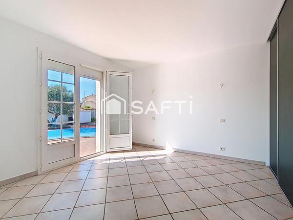 Plain-pied de 166m2 avec piscine et 3 garages