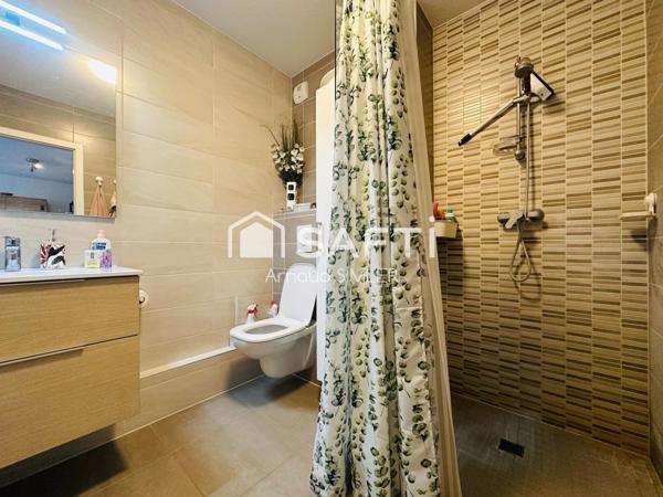 Appartement de type T2 en rez de jardin vendu loué.