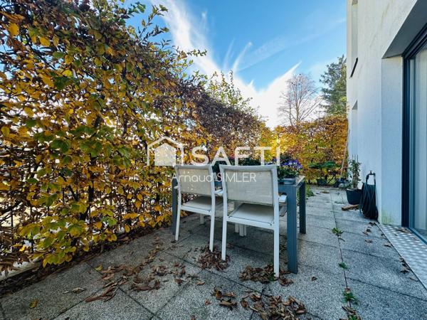 Appartement de type T2 en rez de jardin vendu loué.