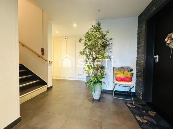 Appartement de type T2 en rez de jardin vendu loué.