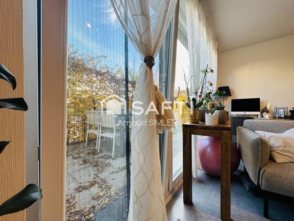 Appartement de type T2 en rez de jardin vendu loué.