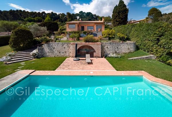 Villa 3 chambres vue sur Saint-Paul LA COLLE SUR LOUP (06)