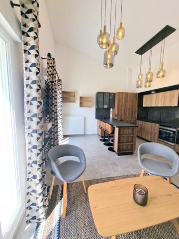 Craponne (69290) STANDING ! T3 MEUBLE avec terrasse 21m2 + Box PMR- 3° et dernier étage- Neuf- CRAPONNE- DISPONIBLE !