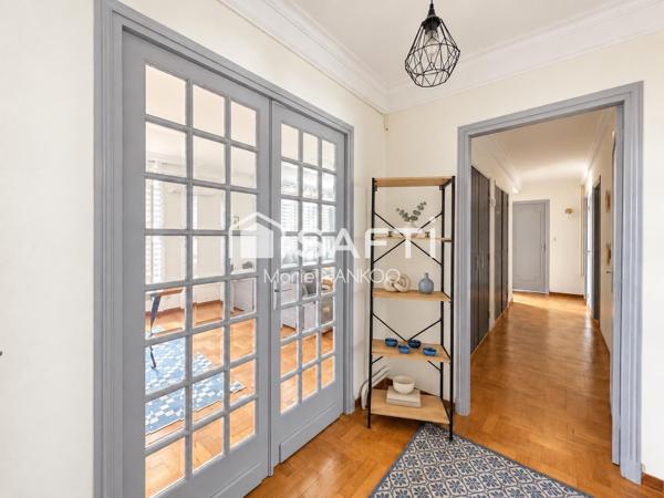 Carcassonne – appartement de 100 m² avec balcon, garage et cave – à pied du centre-ville