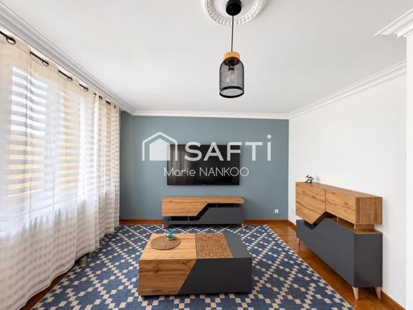 Carcassonne – appartement de 100 m² avec balcon, garage et cave – à pied du centre-ville