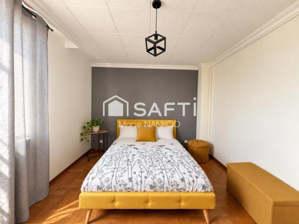 Carcassonne – appartement de 100 m² avec balcon, garage et cave – à pied du centre-ville