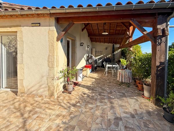 Dpt Gers (32), à vendre AIRE SUR L'ADOUR PROCHE maison ancienne en pierres entièrement rénovée T5 de 160 m² habitables + terrasses et grand double garage sur 1592 m² de terrain, au calme