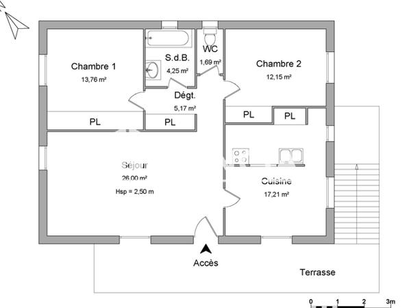 Location Maison 4 pièces 80.23 m² - 238 CHEMIN DES AUBEPINES Draguignan 83300