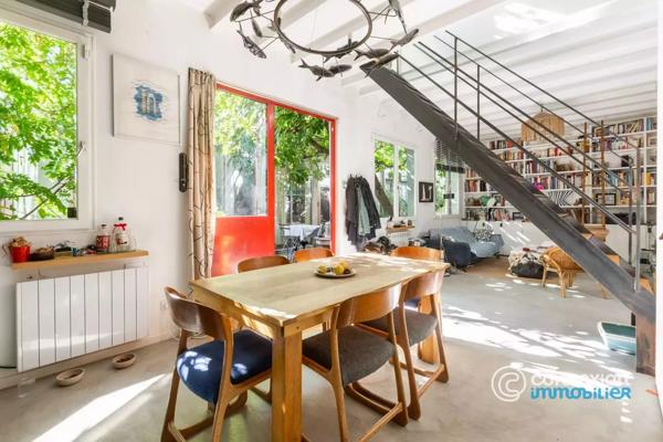 Vente immobilière : Maison à Saint-Ouen-sur-Seine  4 pièces  600 000 €- Connexion République.