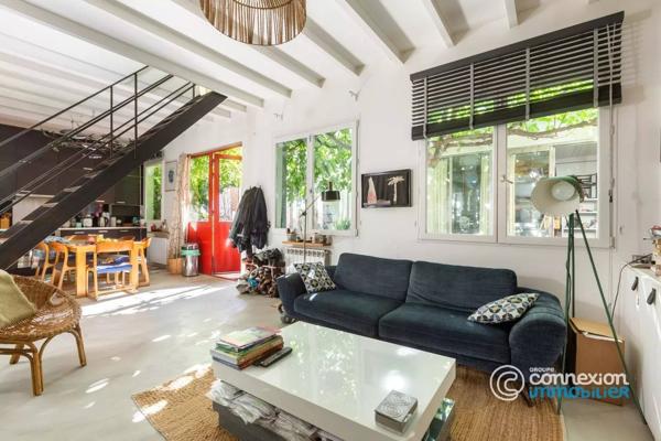 Vente immobilière : Maison à Saint-Ouen-sur-Seine  4 pièces  600 000 €- Connexion République.