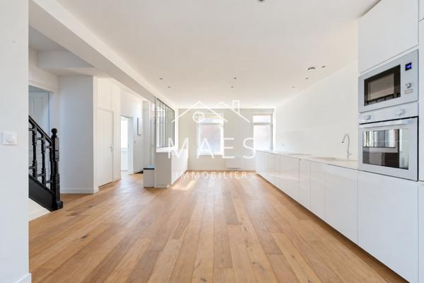 MARQUETTE-LEZ-LILLE – Cœur de ville – Maison familiale rénovée de 203 m2 – 5 chambres, bureau et jardin plein
