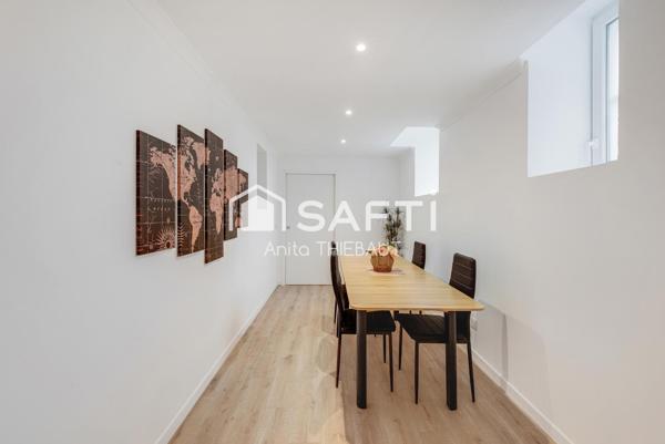 Fréjus - Au calme, appartement 80 m² rénové, traversant, cour privative