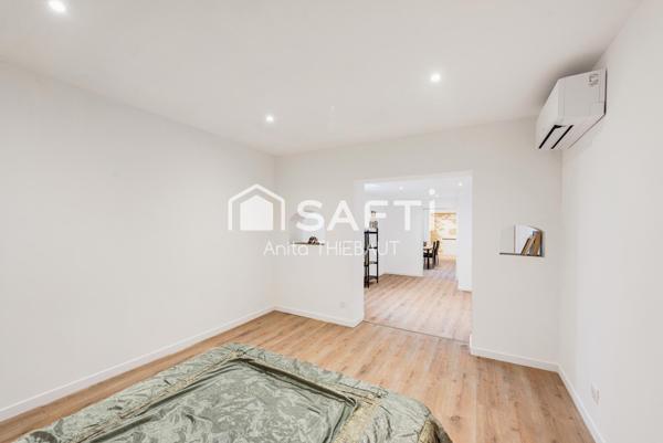 Fréjus - Au calme, appartement 80 m² rénové, traversant, cour privative