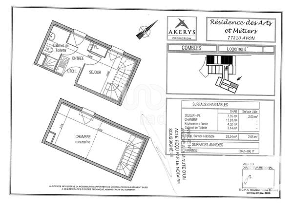 Appartement à vendre 2 pièces 32 m² Avon